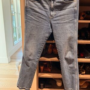 AMO Dark Blue Ankle Jeans